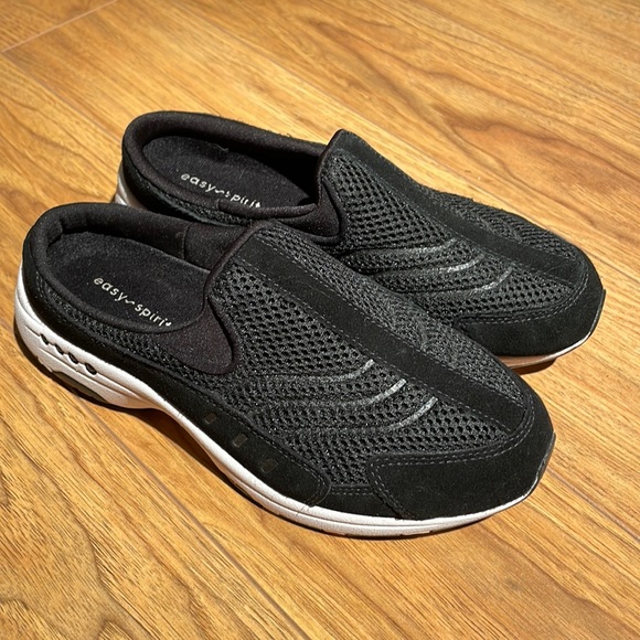 Easy Spirit Shoes Womens Easy Spirit Traveltime Black Mule Slip On